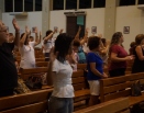 Momento de Oração no Santuário de Fátima - Serra (Agosto)