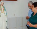 Nossa Senhora Estrela da Manhã visita a  casa  de Sr. Nelson Moreira e sra. Edna Muniz - Bairro de Fátima -E.S