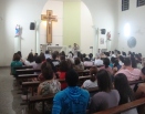 Presença de Issacar na Com. Sagrado Coração de Jesus, em Jacupemba