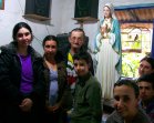 Visita de Nossa Senhora na casa da Dona Lourdes Ebani, e Zeneide Uliana - Venda Nova do Imigrante - E.S
